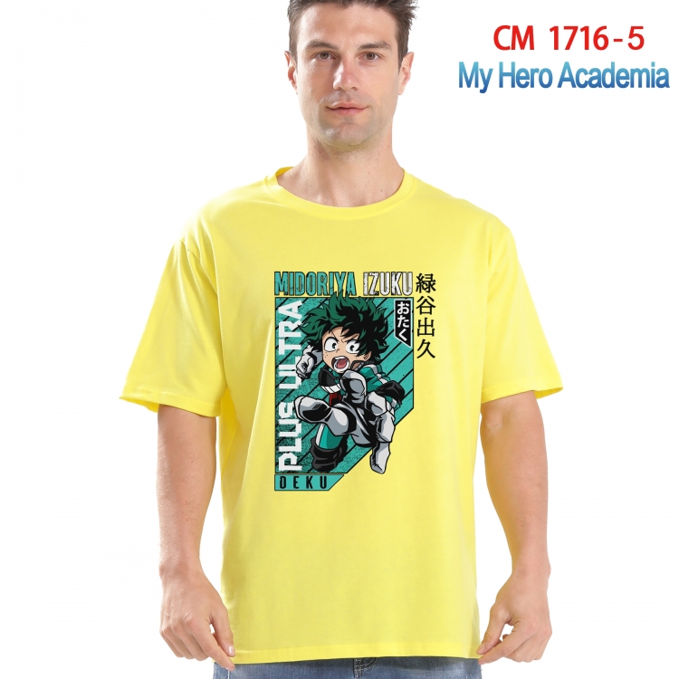 My Hero Academia Printed short-sleeved cotton T-shirt from S to 4XL  CM-1716-5