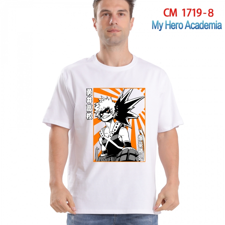 My Hero Academia Printed short-sleeved cotton T-shirt from S to 4XL CM-1719-8