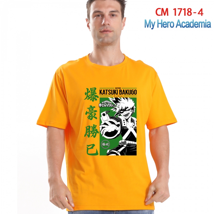 My Hero Academia Printed short-sleeved cotton T-shirt from S to 4XL  CM-1718-4