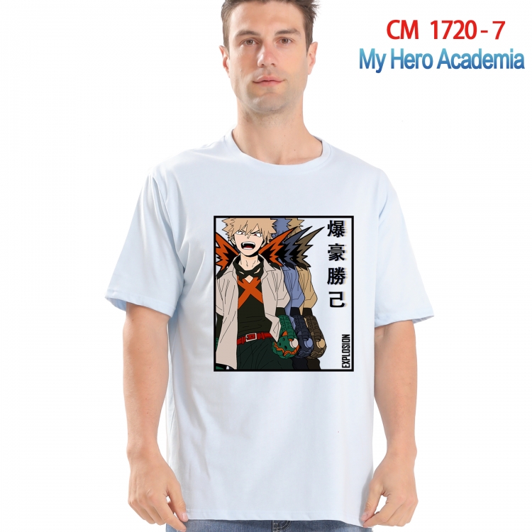 My Hero Academia Printed short-sleeved cotton T-shirt from S to 4XL  CM-1720-7