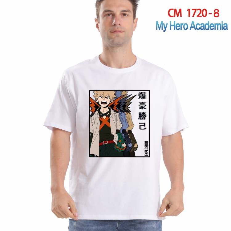 My Hero Academia Printed short-sleeved cotton T-shirt from S to 4XL  CM-1720-8