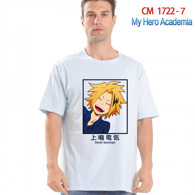 My Hero Academia Printed short-sleeved cotton T-shirt from S to 4XL CM-1722-7