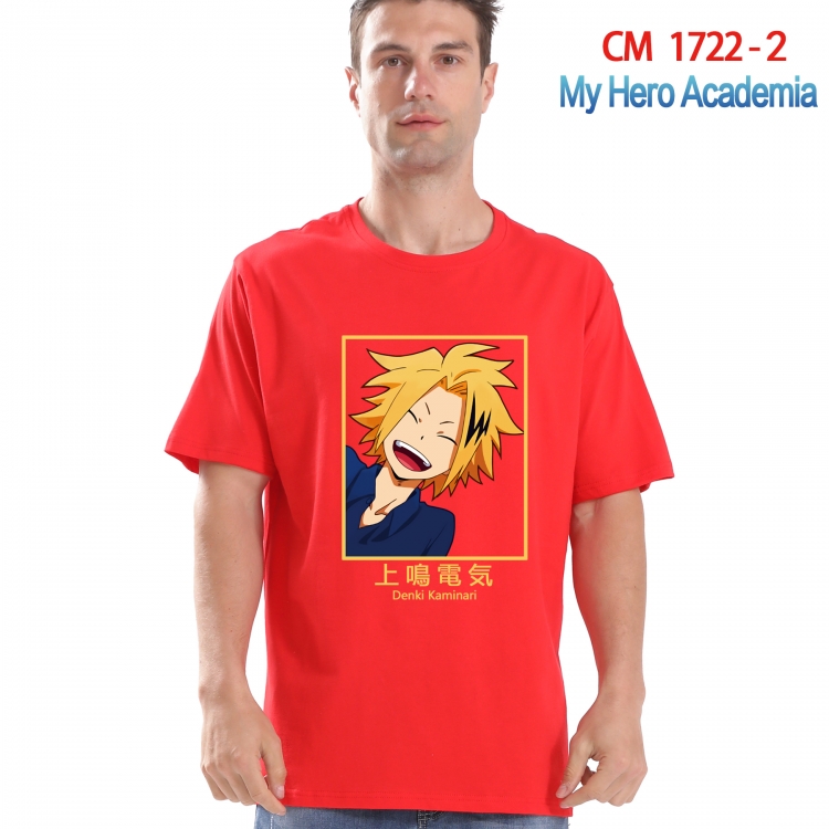 My Hero Academia Printed short-sleeved cotton T-shirt from S to 4XL CM-1722-2