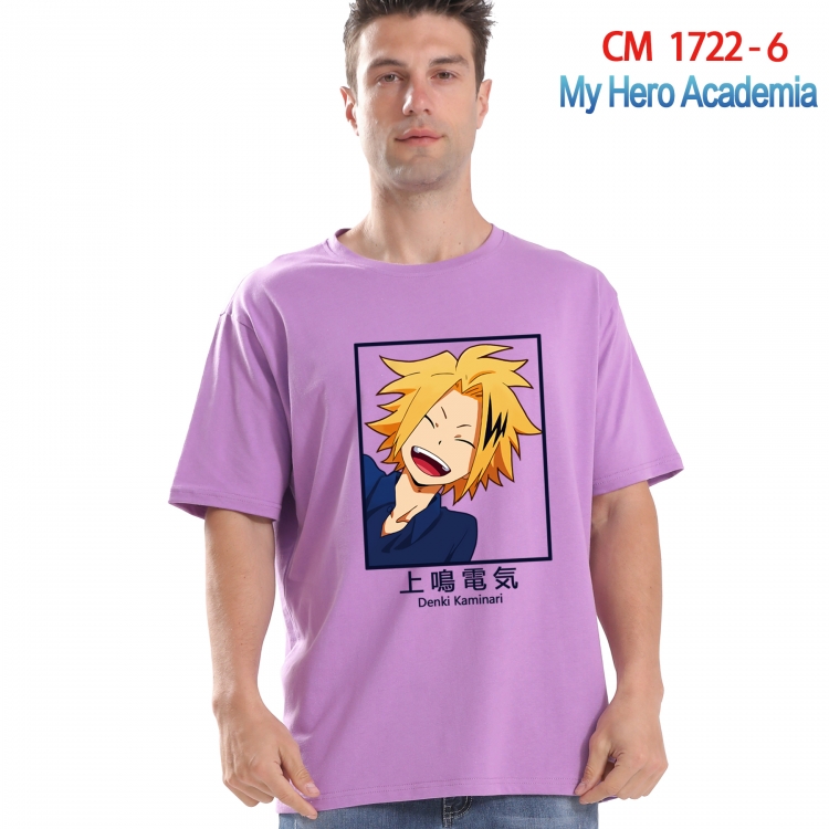 My Hero Academia Printed short-sleeved cotton T-shirt from S to 4XL CM-1722-6