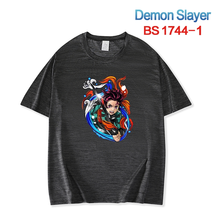 Demon Slayer Kimets ice silk cotton loose and comfortable T-shirt from XS to 5XL  BS-1744-1