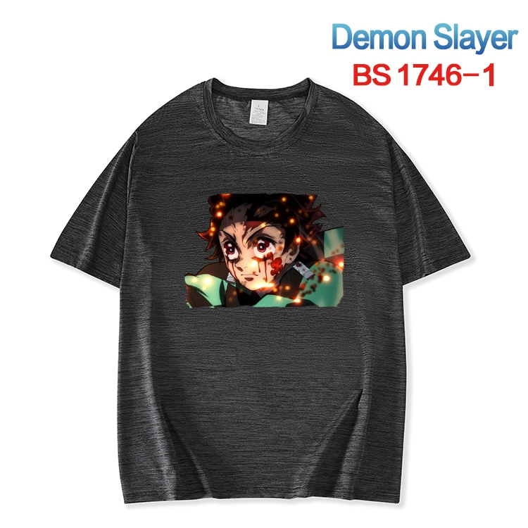 Demon Slayer Kimets ice silk cotton loose and comfortable T-shirt from XS to 5XL  BS-1746-1