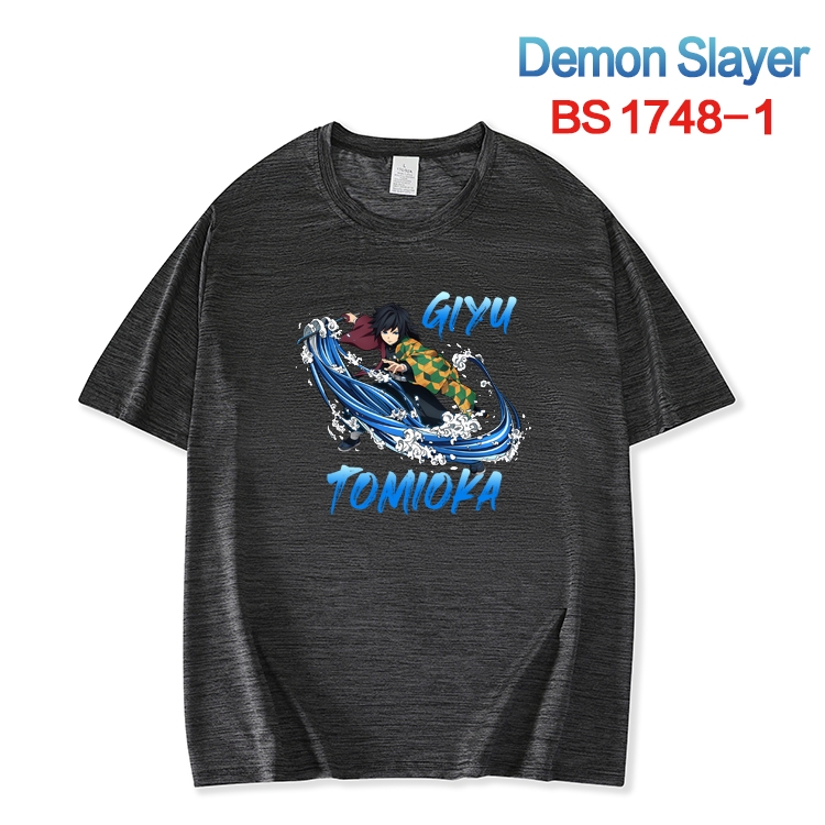 Demon Slayer Kimets ice silk cotton loose and comfortable T-shirt from XS to 5XL BS-1748-1