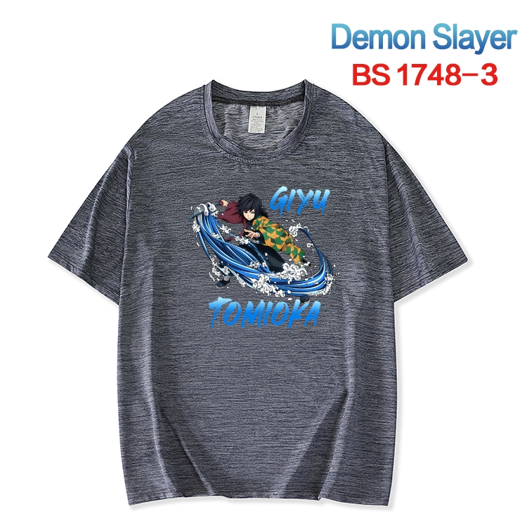 Demon Slayer Kimets ice silk cotton loose and comfortable T-shirt from XS to 5XL BS-1748-3