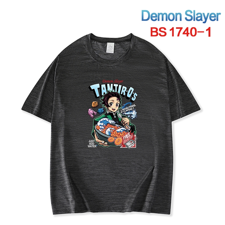 Demon Slayer Kimets ice silk cotton loose and comfortable T-shirt from XS to 5XL  BS-1740-1