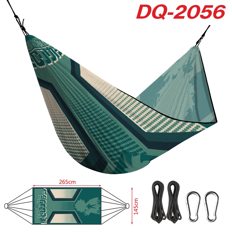 My Hero Academia Outdoor full color watermark printing hammock 265x145cm DQ-2056