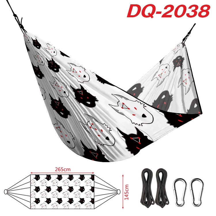 Jujutsu Kaisen Outdoor full color watermark printing hammock 265x145cm  DQ-2038