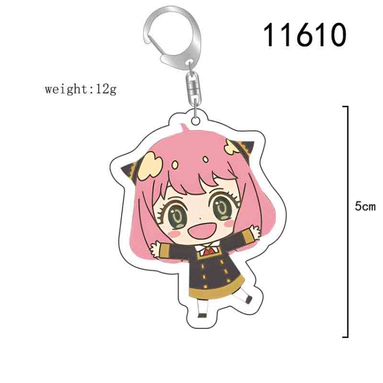 SPY×FAMILY Anime acrylic Key Chain  price for 5 pcs 11610