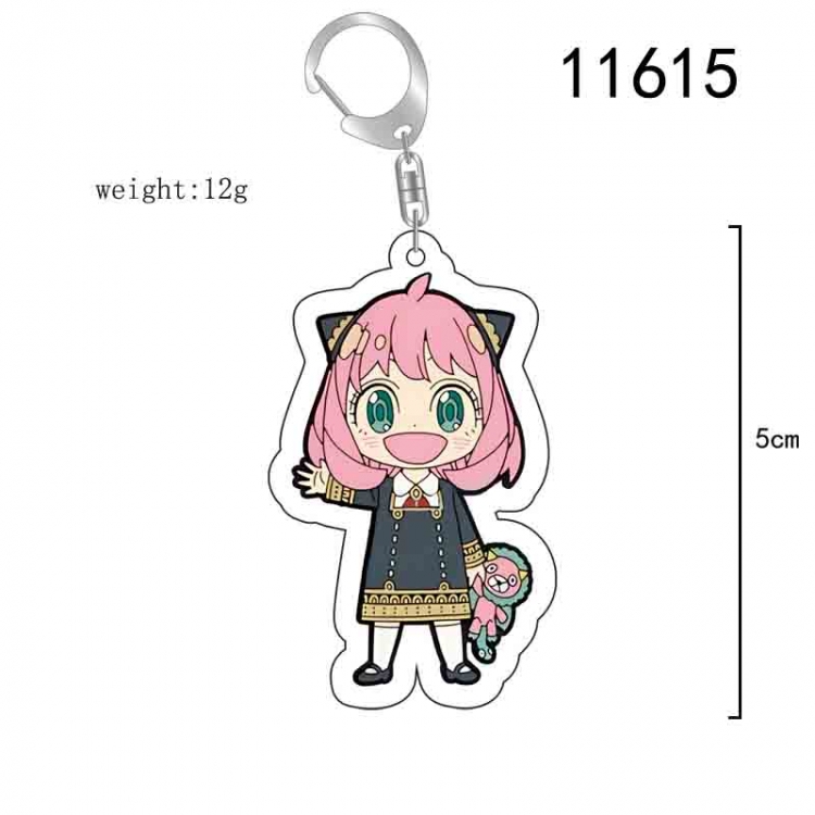 SPY×FAMILY Anime acrylic Key Chain  price for 5 pcs 11615