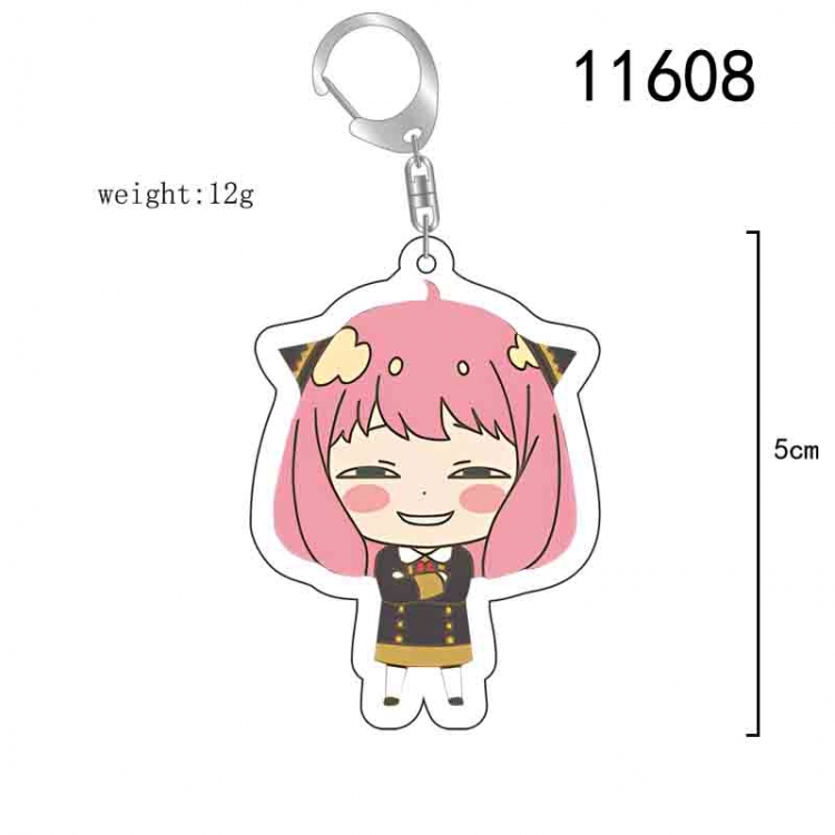 SPY×FAMILY Anime acrylic Key Chain  price for 5 pcs 11608