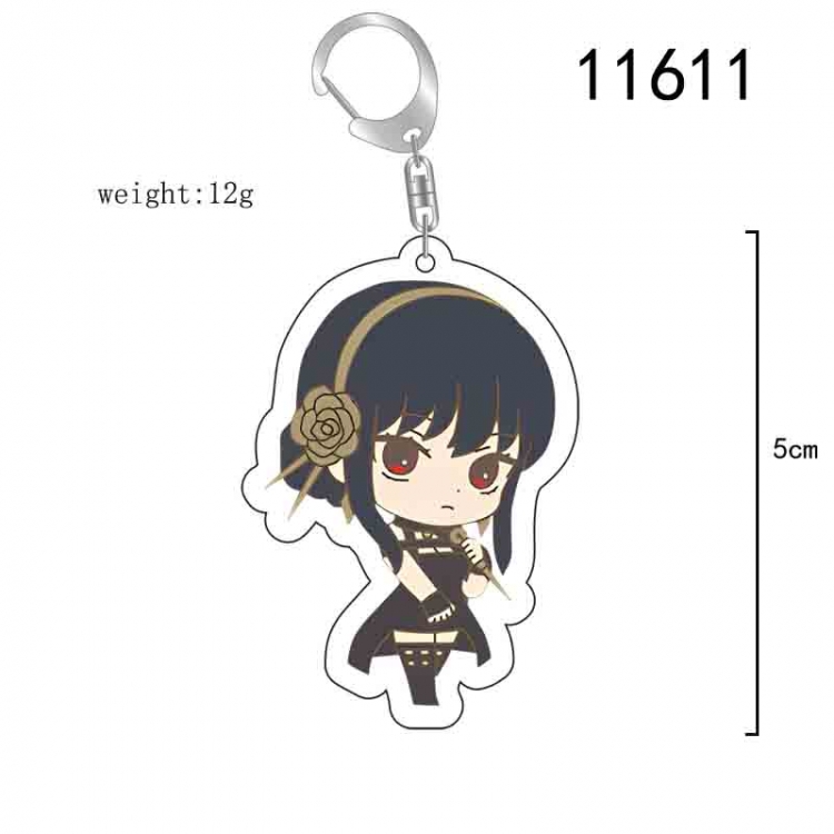 SPY×FAMILY Anime acrylic Key Chain  price for 5 pcs 11611