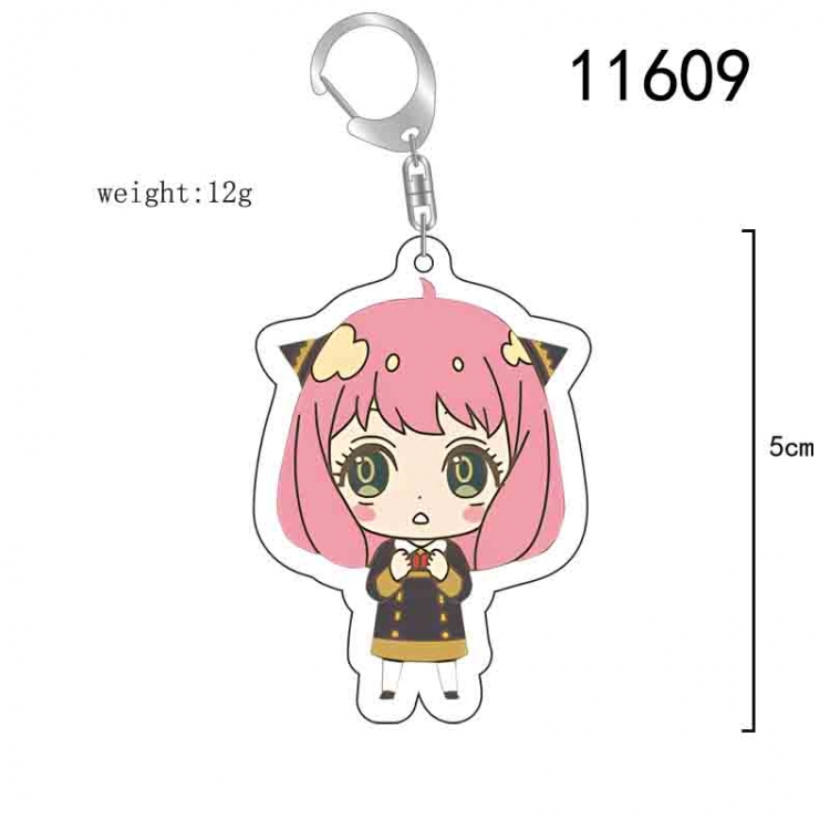 SPY×FAMILY Anime acrylic Key Chain  price for 5 pcs 11609