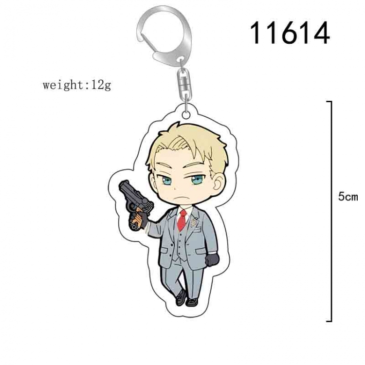 SPY×FAMILY Anime acrylic Key Chain  price for 5 pcs 11614