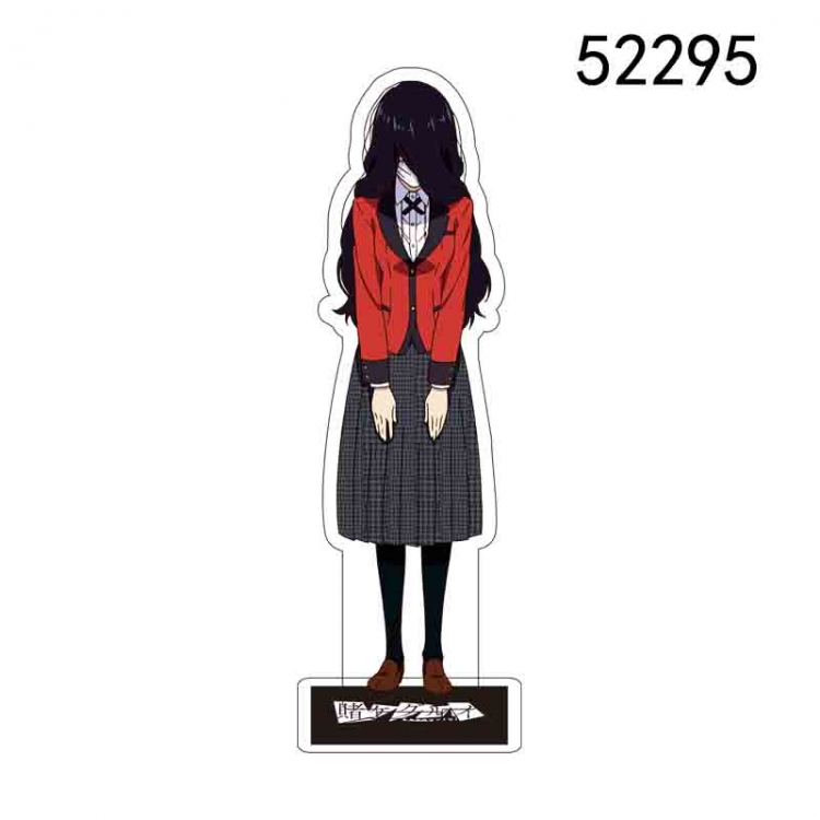 Kakegurui Anime characters acrylic Standing Plates Keychain 15CM 52295