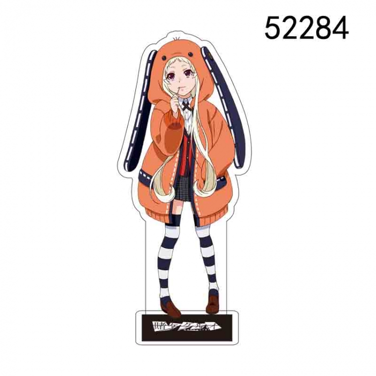 Kakegurui Anime characters acrylic Standing Plates Keychain 15CM 52284