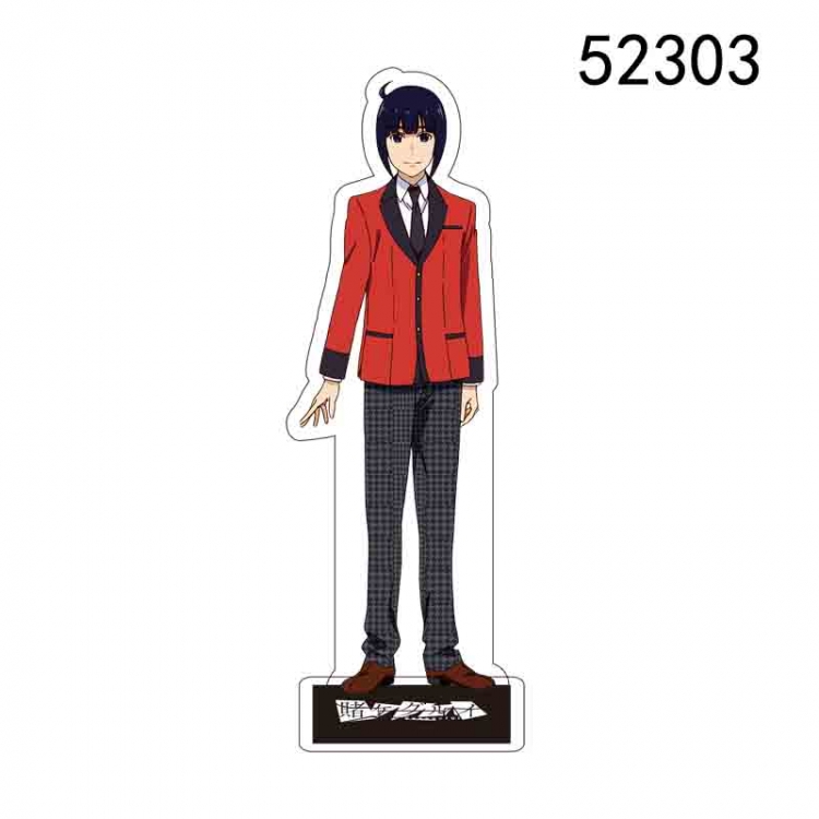 Kakegurui Anime characters acrylic Standing Plates Keychain 15CM 52303