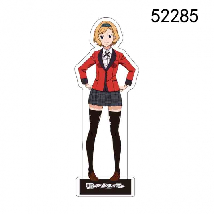 Kakegurui Anime characters acrylic Standing Plates Keychain 15CM 52285