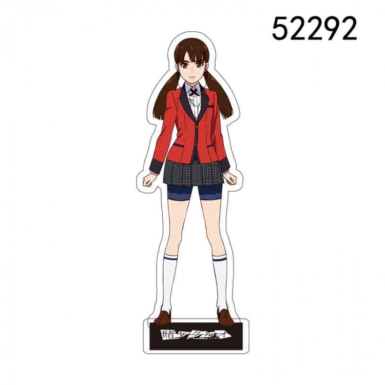Kakegurui Anime characters acrylic Standing Plates Keychain 15CM 52292