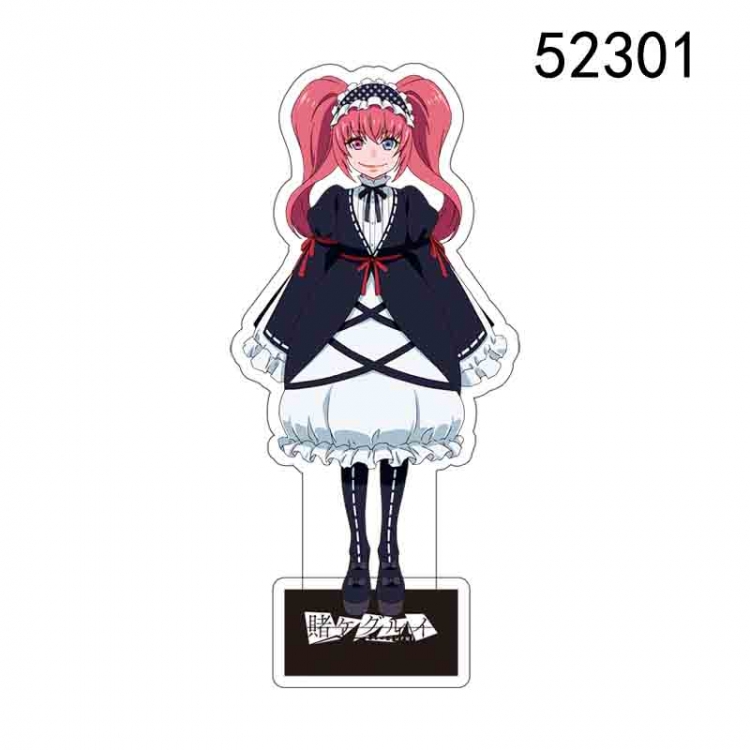 Kakegurui Anime characters acrylic Standing Plates Keychain 15CM 52301