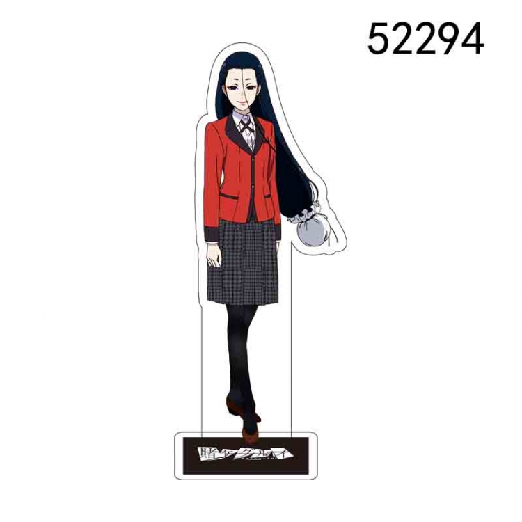 Kakegurui Anime characters acrylic Standing Plates Keychain 15CM 52294
