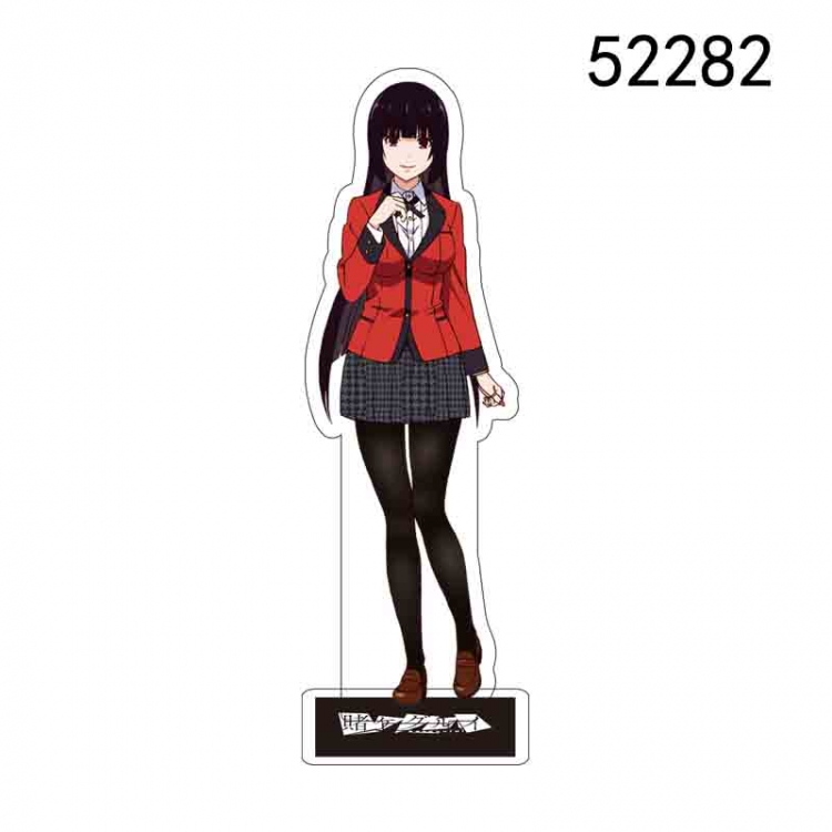 Kakegurui Anime characters acrylic Standing Plates Keychain 15CM 52282