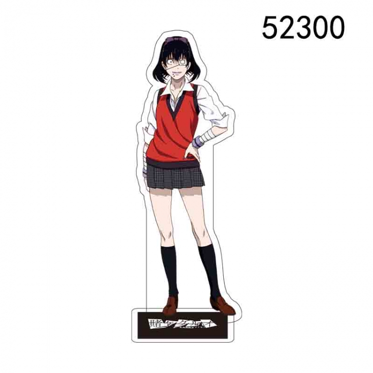 Kakegurui Anime characters acrylic Standing Plates Keychain 15CM 52300