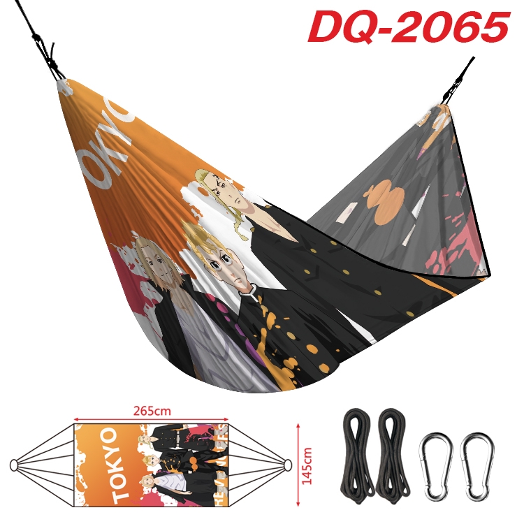 Demon Slayer Kimets Outdoor full color watermark printing hammock 265x145cm DQ-2065