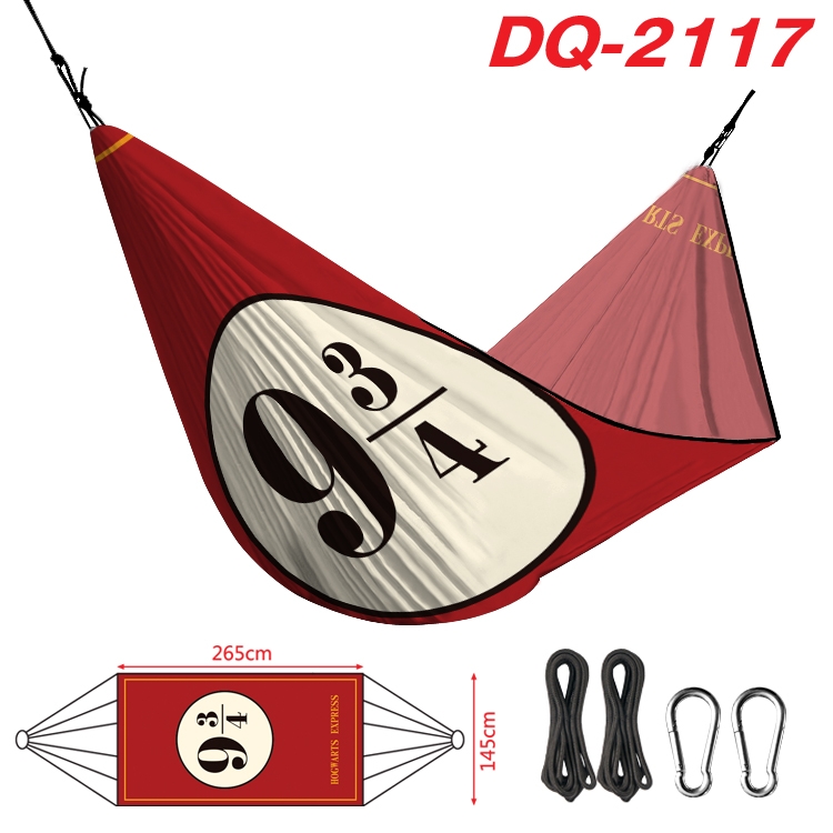 Harry Potter Outdoor full color watermark printing hammock 265x145cm DQ-2117