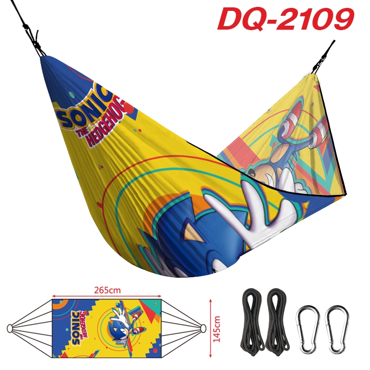 Super Sonico Outdoor full color watermark printing hammock 265x145cm DQ-2109