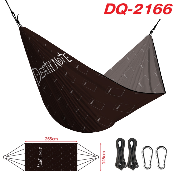 Death note Outdoor full color watermark printing hammock 265x145cm DQ-2166