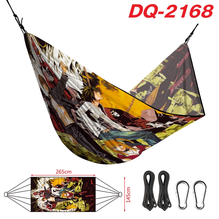 Death note Outdoor full color watermark printing hammock 265x145cm DQ-2168