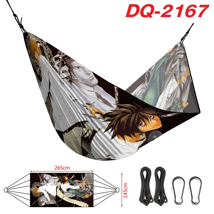 Death note Outdoor full color watermark printing hammock 265x145cm DQ-2167