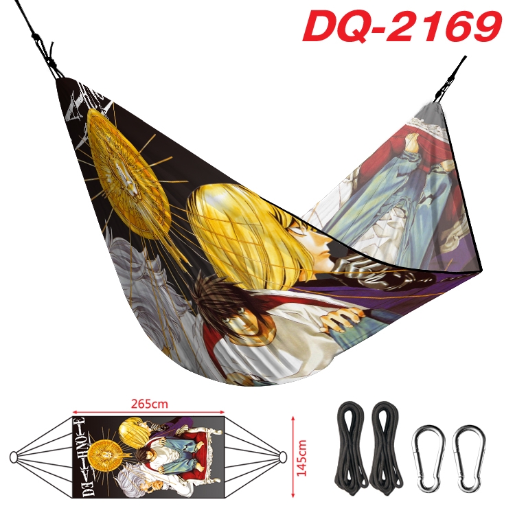 Death note Outdoor full color watermark printing hammock 265x145cm DQ-2169