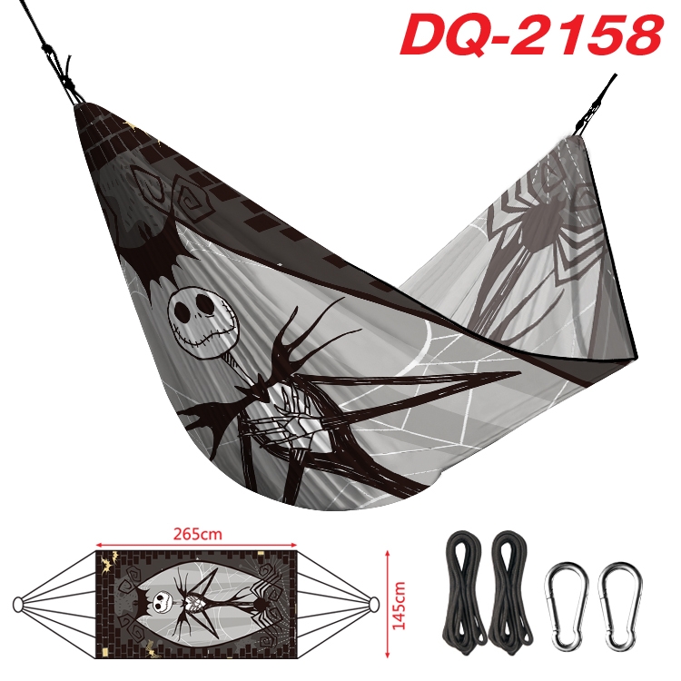 The Nightmare Before Christmas Outdoor full color watermark printing hammock 265x145cm DQ-2158