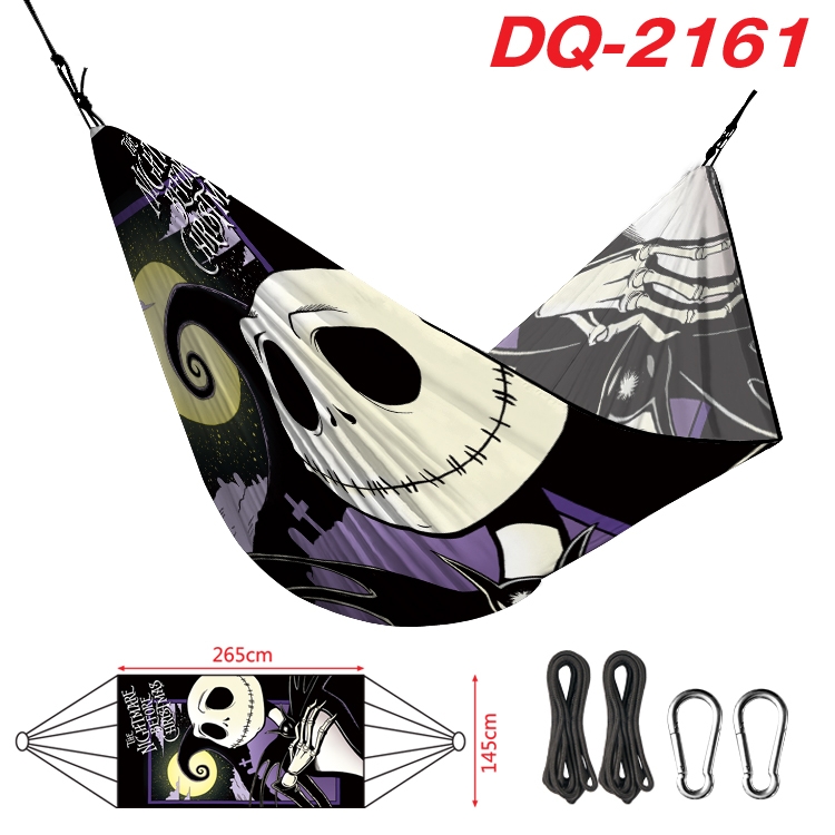 The Nightmare Before Christmas Outdoor full color watermark printing hammock 265x145cm DQ-2161