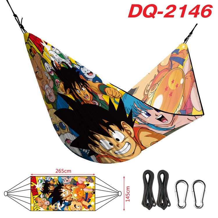 DRAGON BALL Outdoor full color watermark printing hammock 265x145cm  DQ-2146