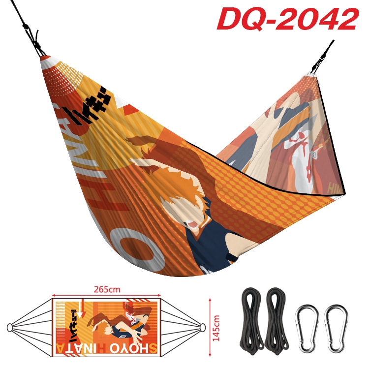 Haikyuu!! Outdoor full color watermark printing hammock 265x145cm DQ-2042
