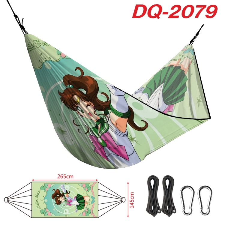 sailormoon Outdoor full color watermark printing hammock 265x145cm DQ-2079