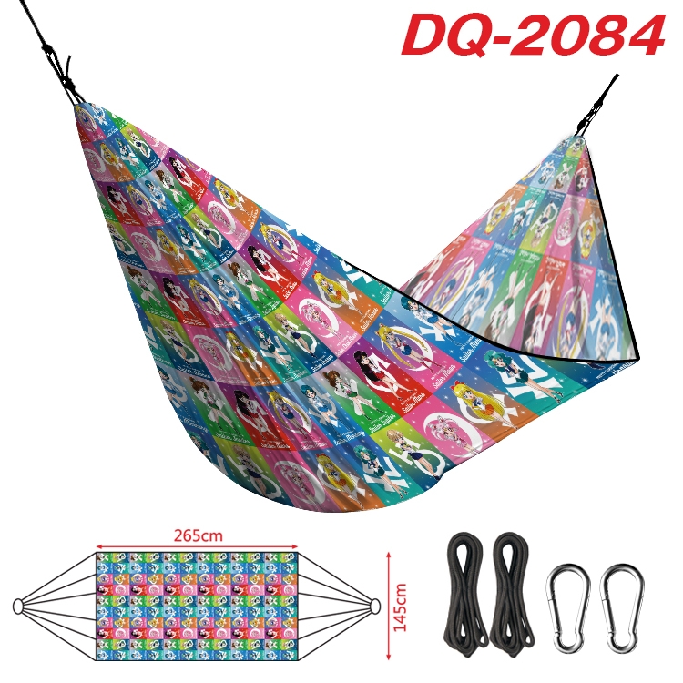 sailormoon Outdoor full color watermark printing hammock 265x145cm  DQ-2084