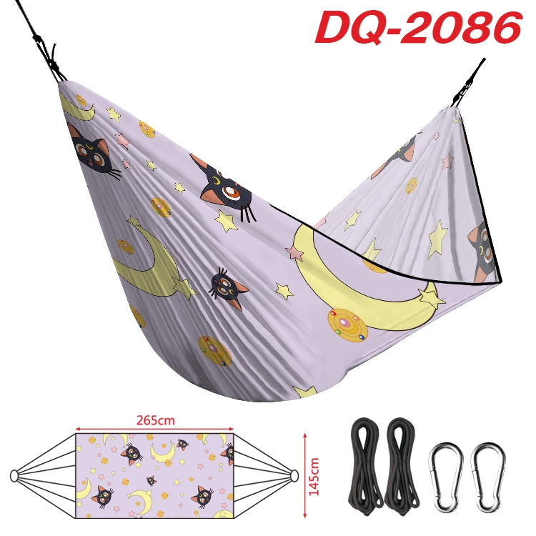 sailormoon Outdoor full color watermark printing hammock 265x145cm  DQ-2086