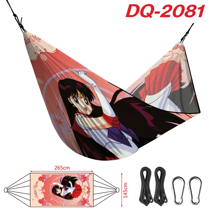 sailormoon Outdoor full color watermark printing hammock 265x145cm DQ-2081