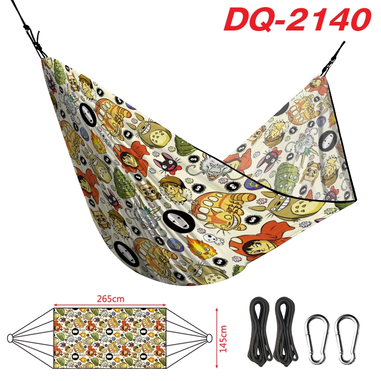 TOTORO Outdoor full color watermark printing hammock 265x145cm  DQ-2140