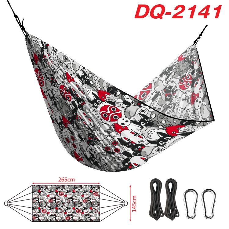 TOTORO Outdoor full color watermark printing hammock 265x145cm  DQ-2141