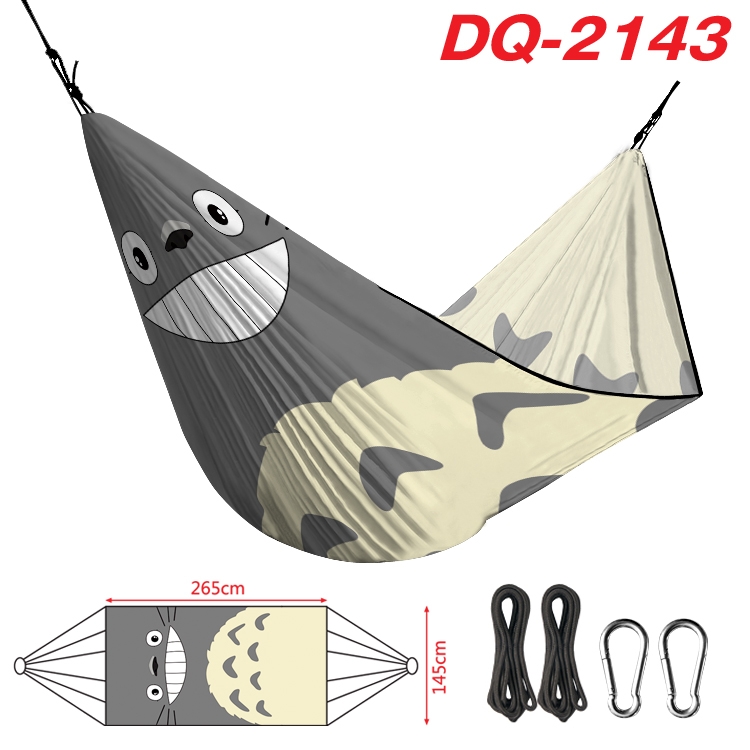 TOTORO Outdoor full color watermark printing hammock 265x145cm DQ-2143