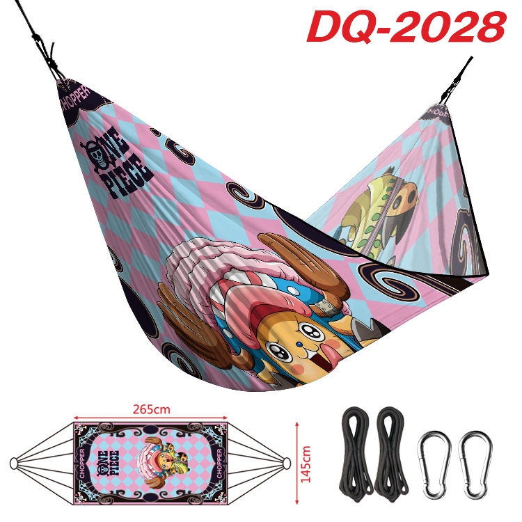 One Piece Outdoor full color watermark printing hammock 265x145cm  DQ-2028