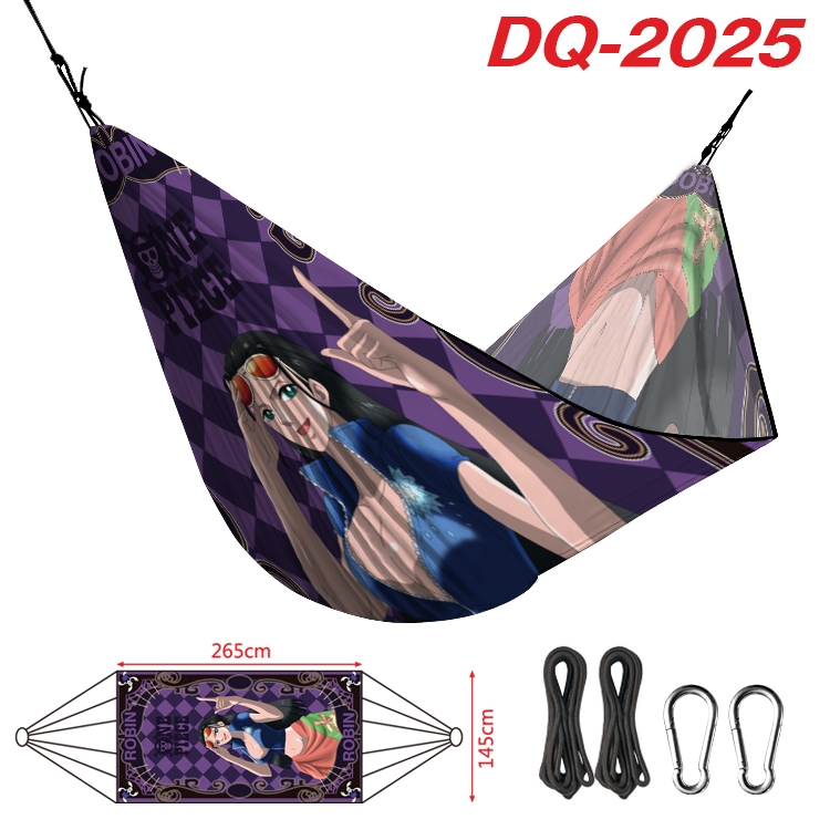 One Piece Outdoor full color watermark printing hammock 265x145cm  DQ-2025